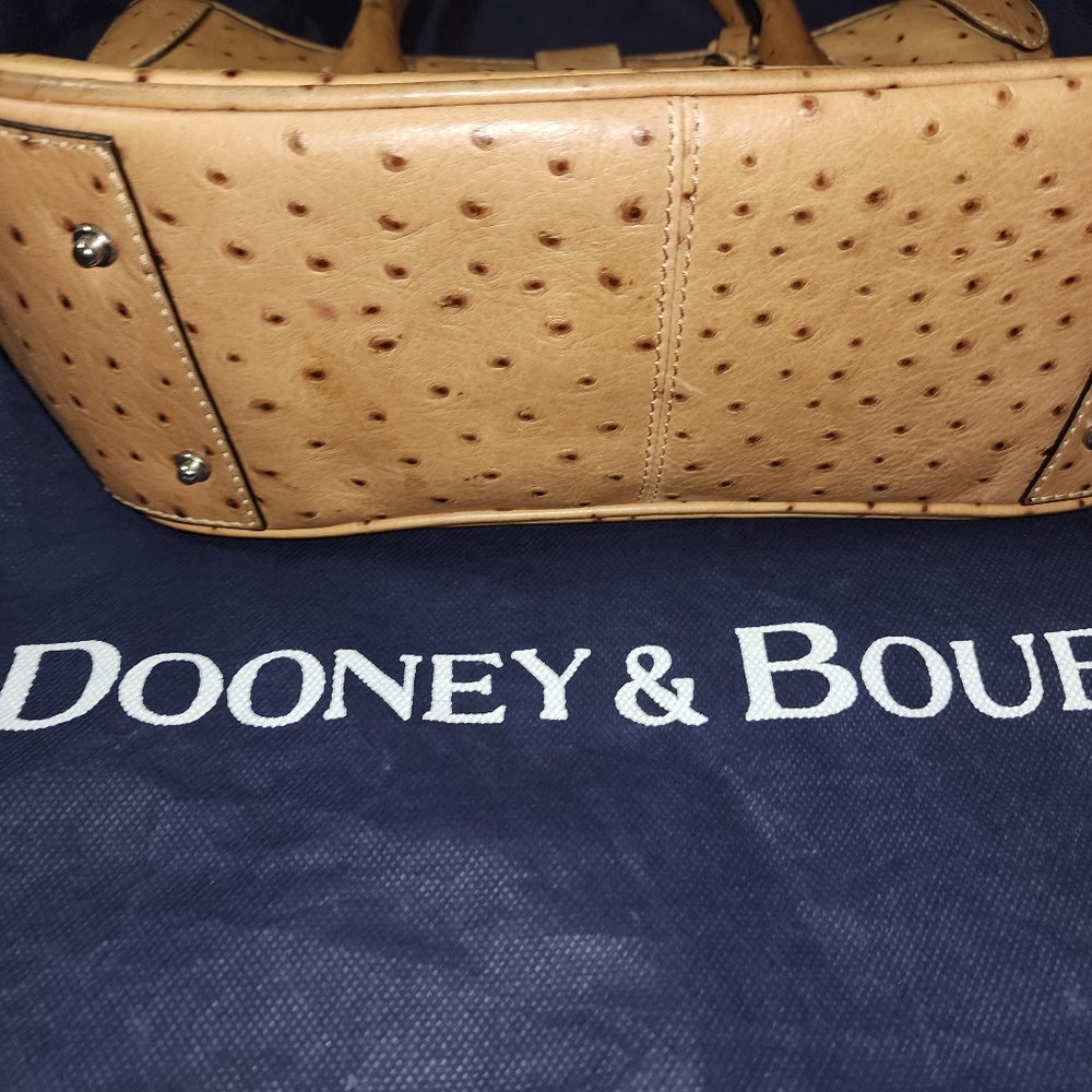 Vintage Dooney & Bourke  Handbag & Bonus D&B Vintage Ostrich Leather Bag - Picture 8 of 17